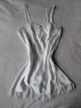 Linea Donatella vintage beaded slip dress